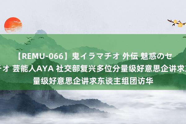 【REMU-066】鬼イラマチオ 外伝 魅惑のセクシーイラマチオ 芸能人AYA 社交部复兴多位分量级好意思企讲求东谈主组团访华