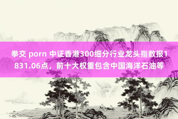 拳交 porn 中证香港300细分行业龙头指数报1831.06点，前十大权重包含中国海洋石油等