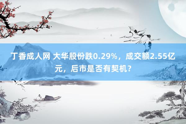 丁香成人网 大华股份跌0.29%，成交额2.55亿元，后市是否有契机？