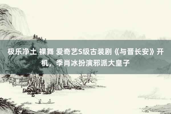 极乐净土 裸舞 爱奇艺S级古装剧《与晋长安》开机，季肖冰扮演邪派大皇子