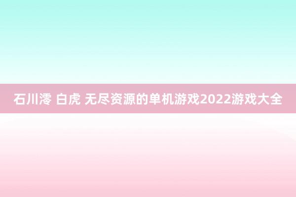 石川澪 白虎 无尽资源的单机游戏2022游戏大全